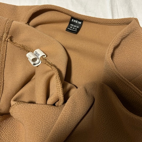 SHEIN Brown Cropped Bolero Cardigan Size L - Picture 4 of 4